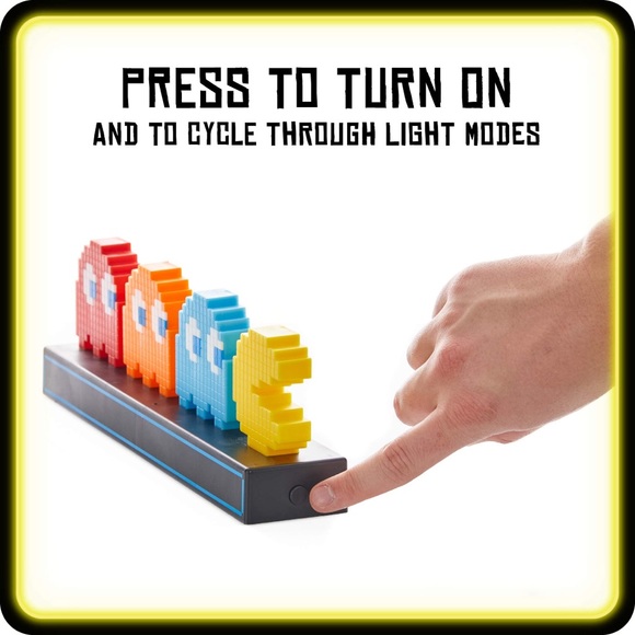 Pac-Man & Ghosts Desk Light Bandai Namco, Atari, Paladone, 80s, Retro, Pac Man - Picture 7 of 9